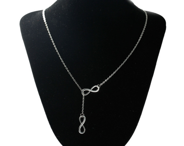 Infinity Pendant Silver Necklace