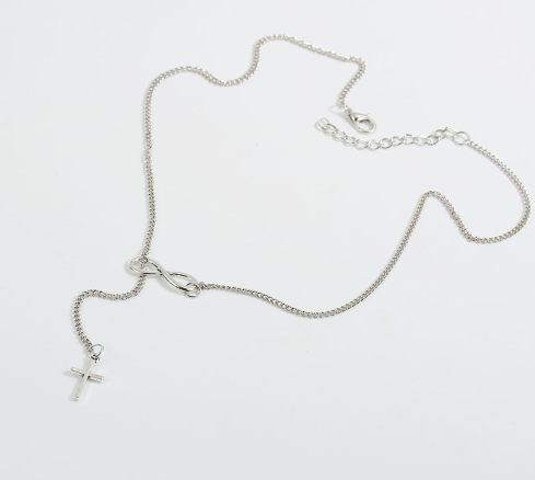 Infinity and Cross Necklace