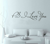 PS I Love You Wall Sticker