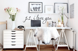 PS I Love You Wall Sticker