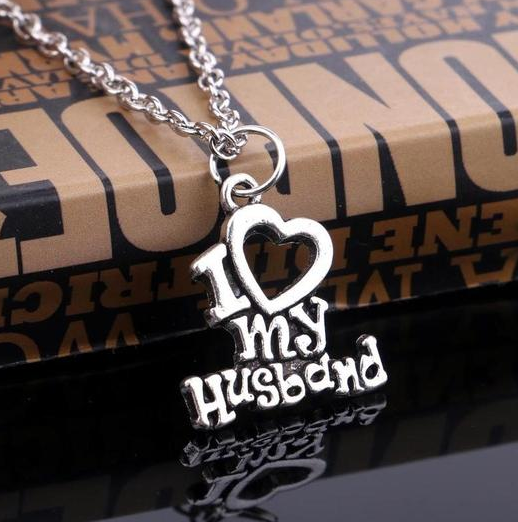 I Love My Wife/Husband Necklace