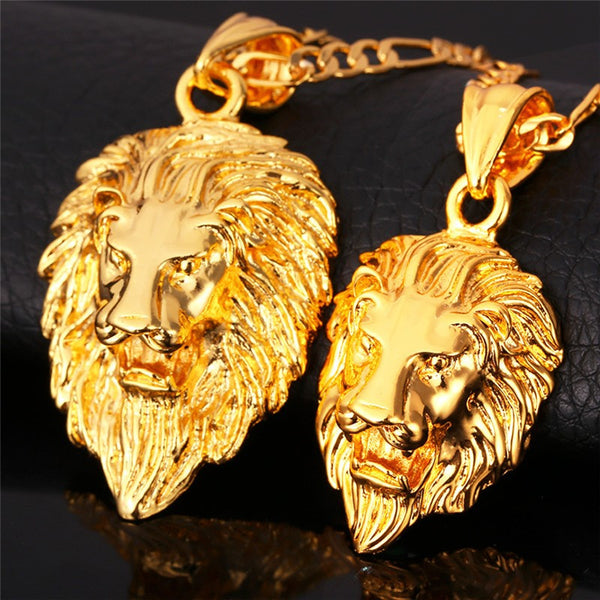 Alpha Lion Head Pendant