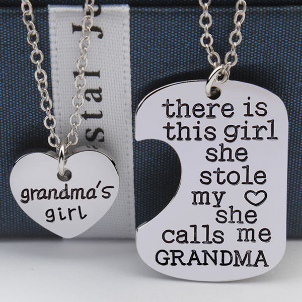 Grandma's Girl Necklace Set