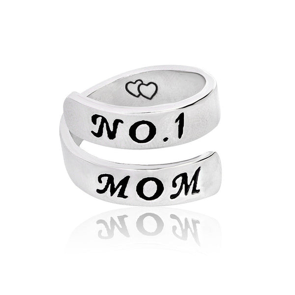 NO. 1 Mom Spiral Ring